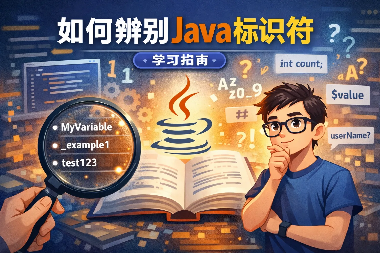 如何辨别java标识符