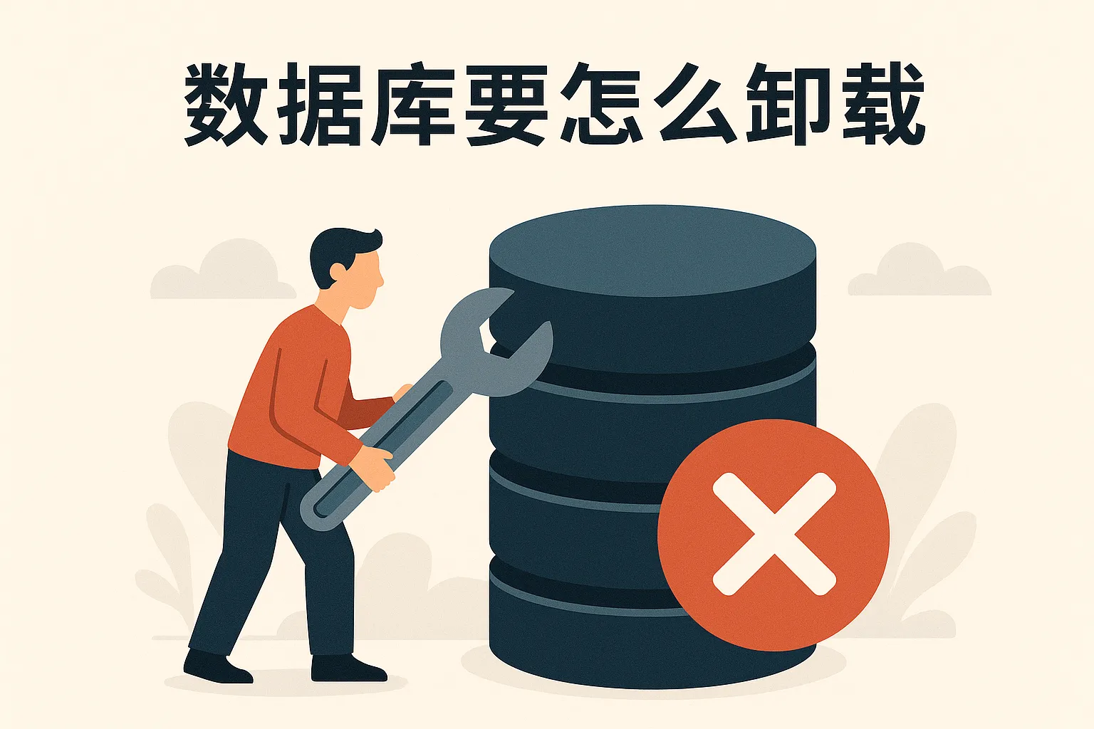 数据库要怎么卸载