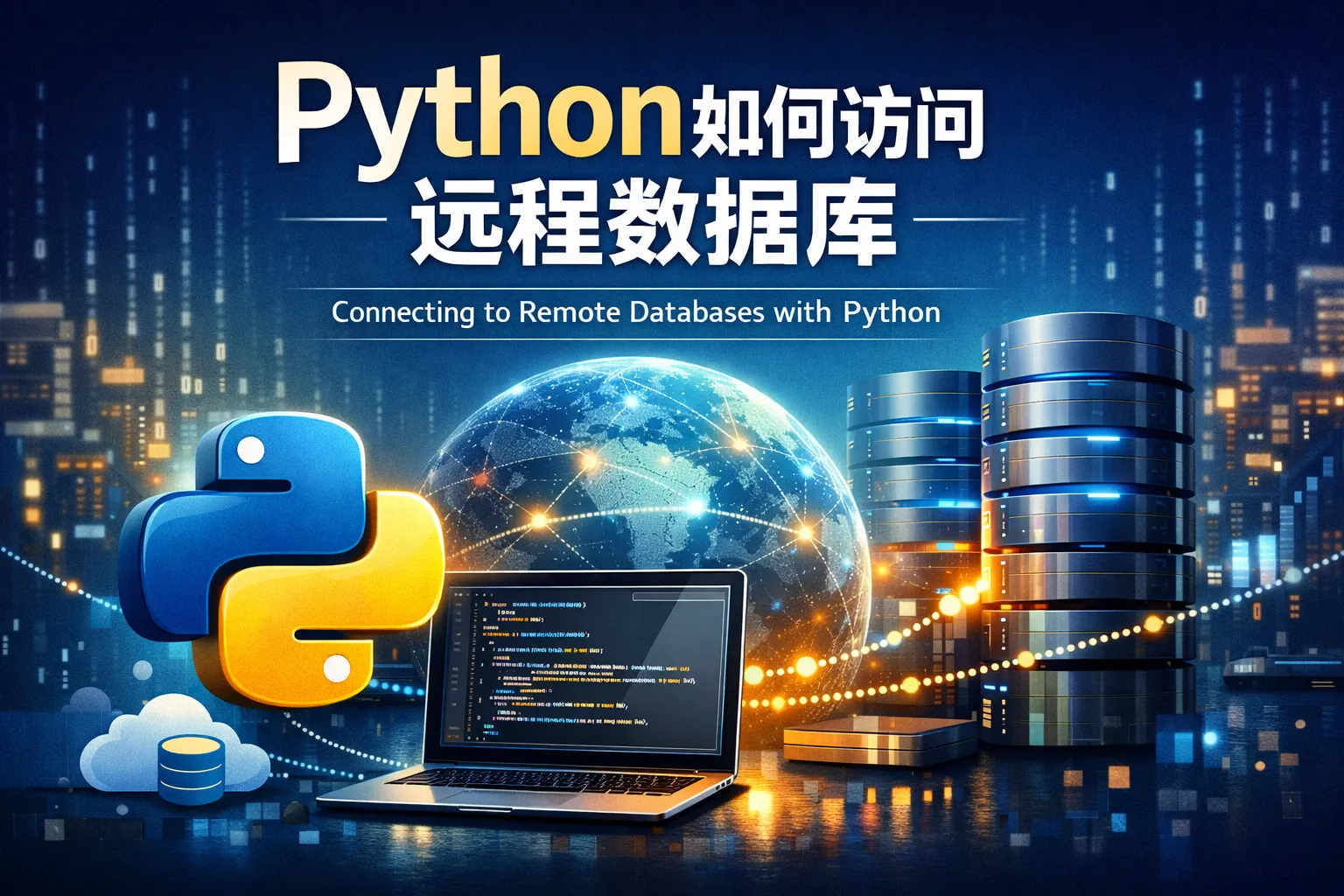 python如何访问远程数据库