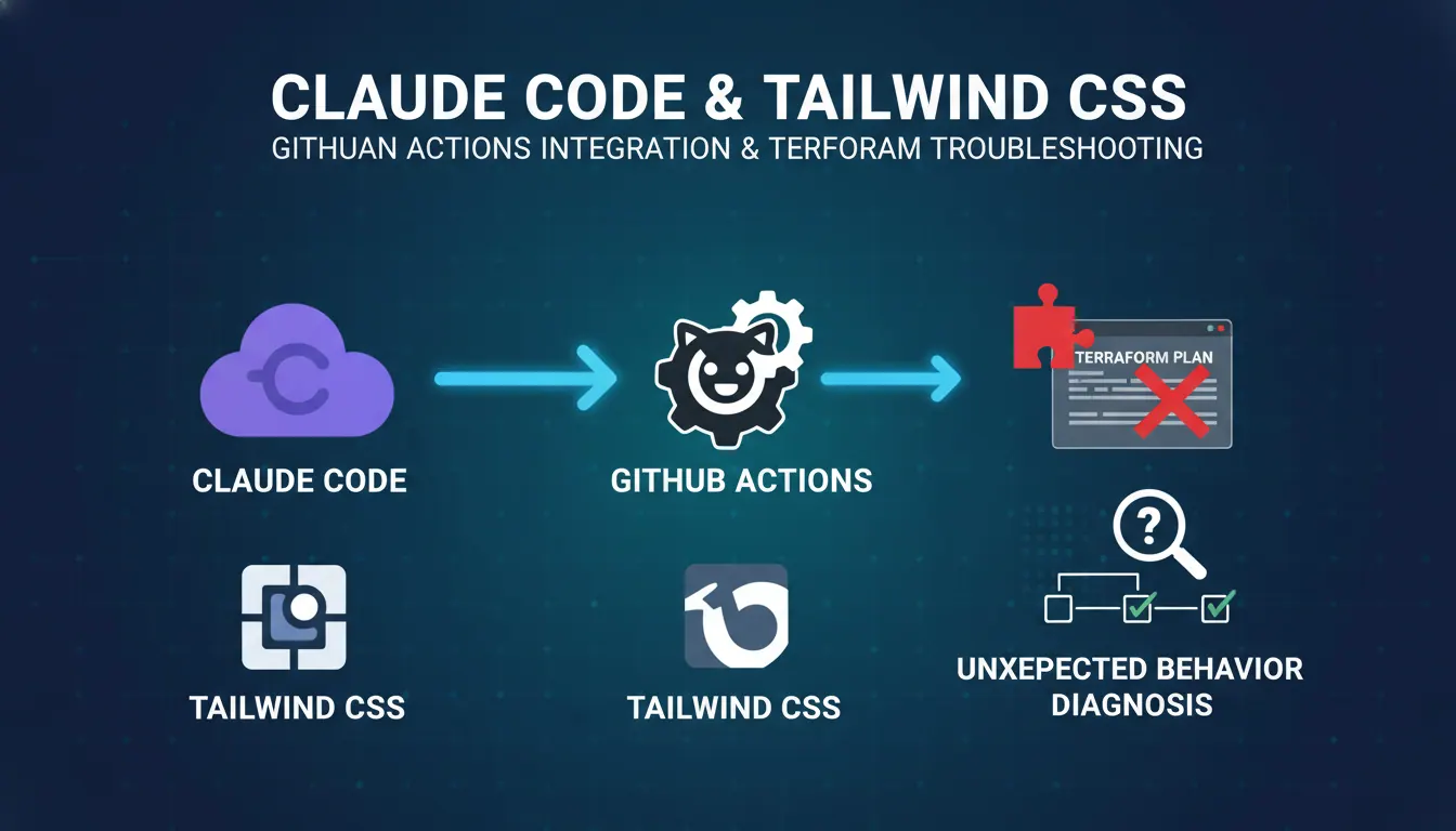 Claude Code 在 Tailwind CSS 中如何接入 GitHub Actions？Terraform plan 不符合预期排查经验