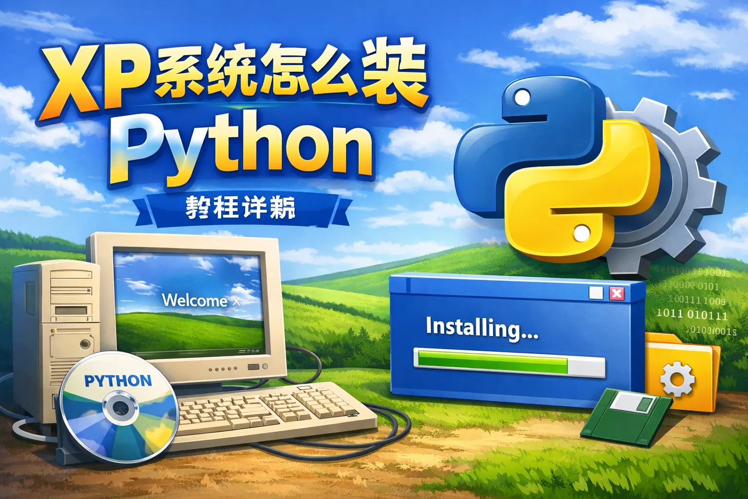 xp系统怎么装python