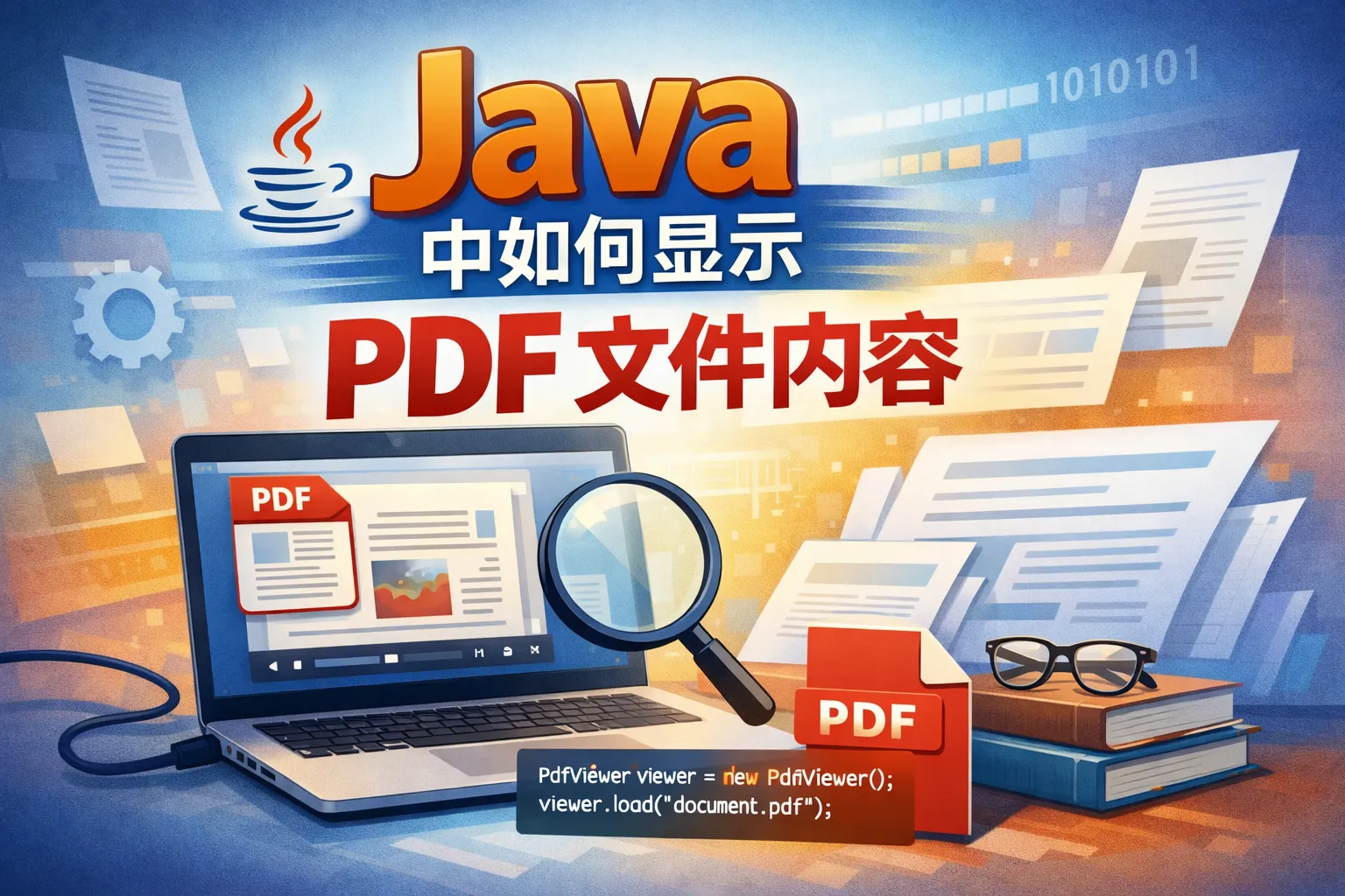 java中如何显示pdf文件内容