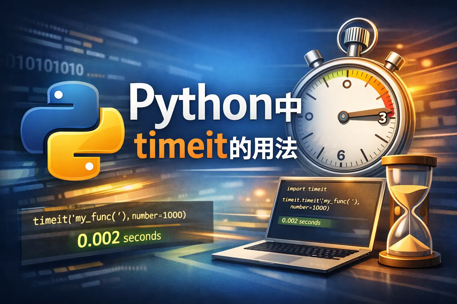 python中timeit的用法