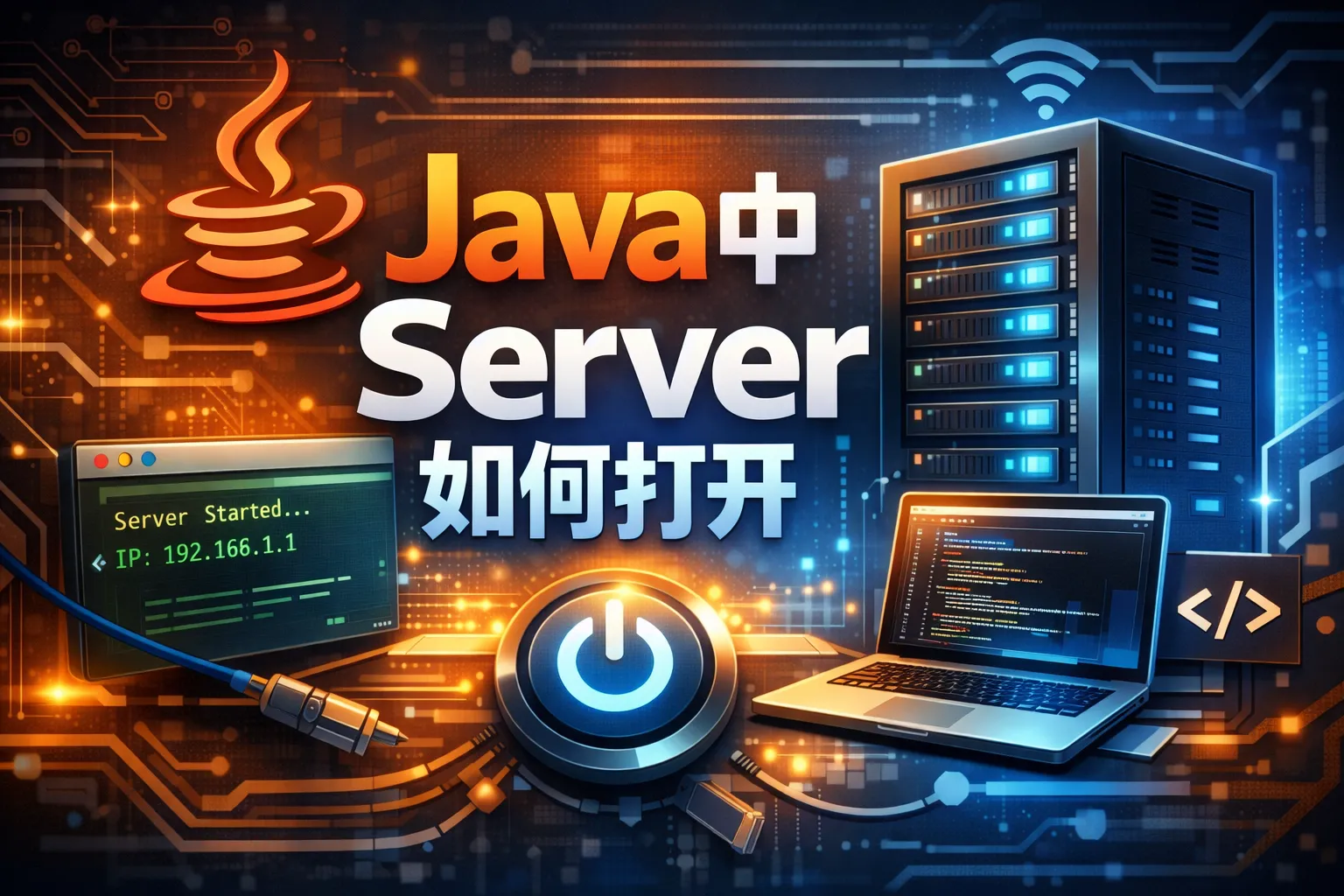 java中server如何打开