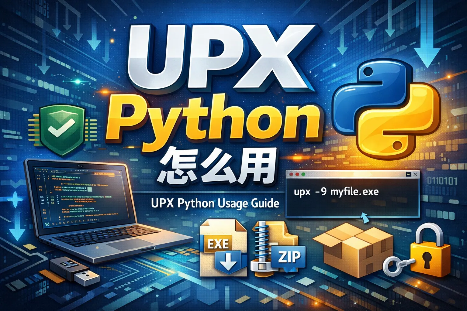 upx python怎么用