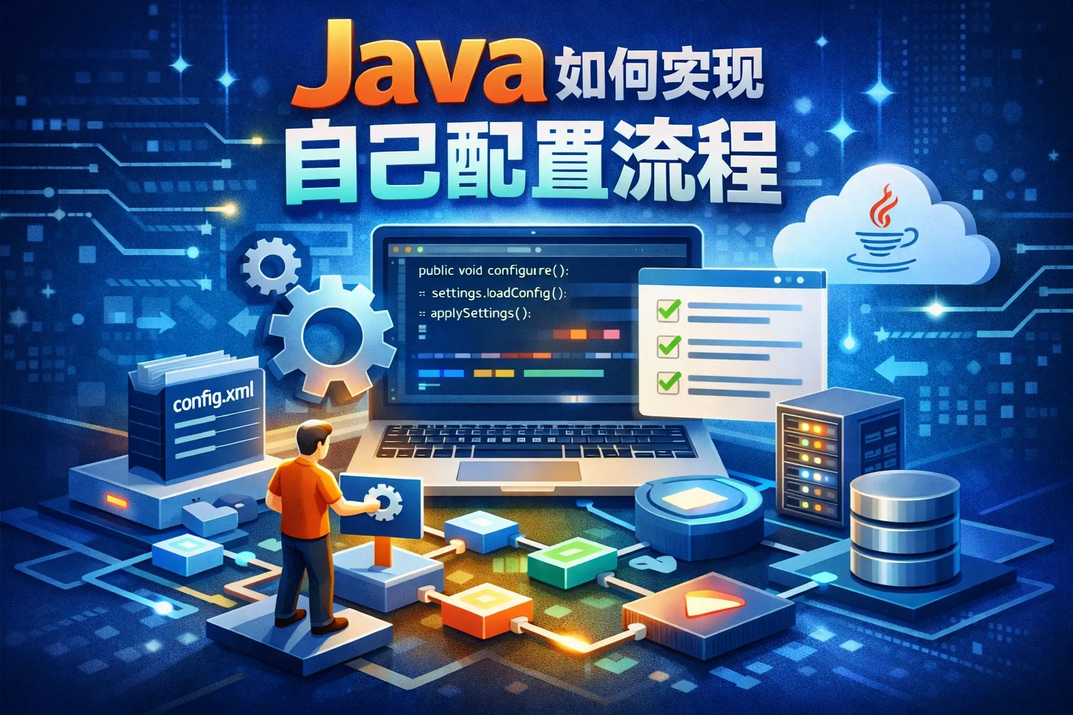 java如何实现自己配置流程