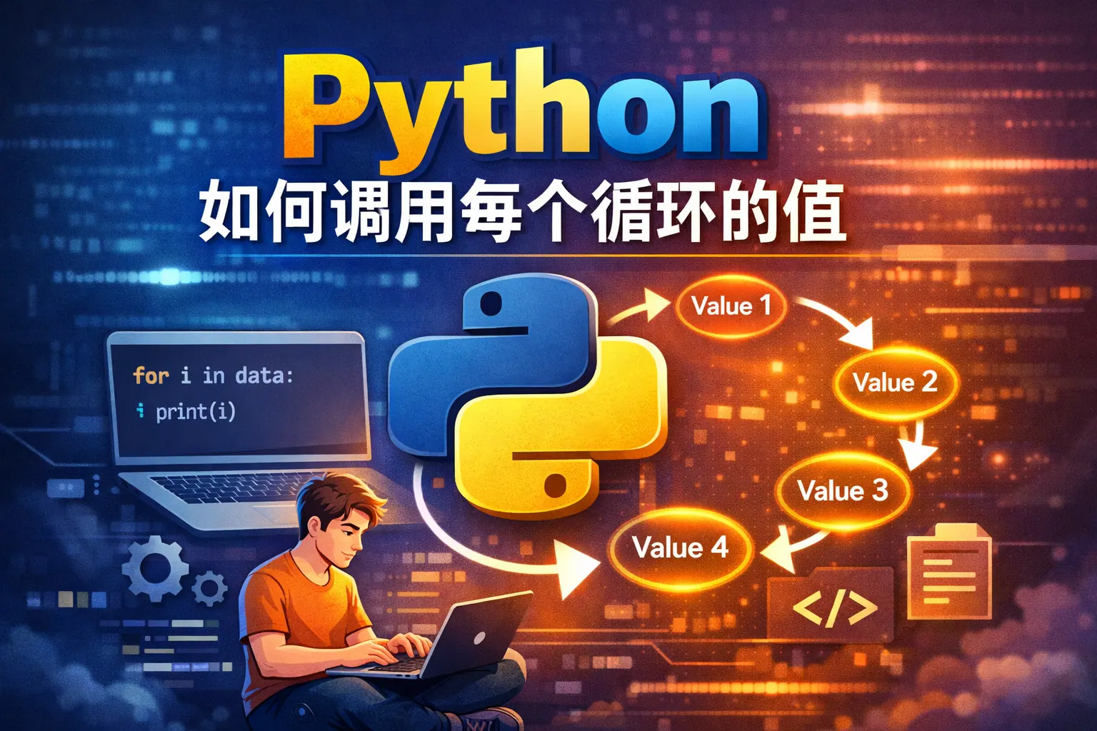 python如何调用每个循环的值