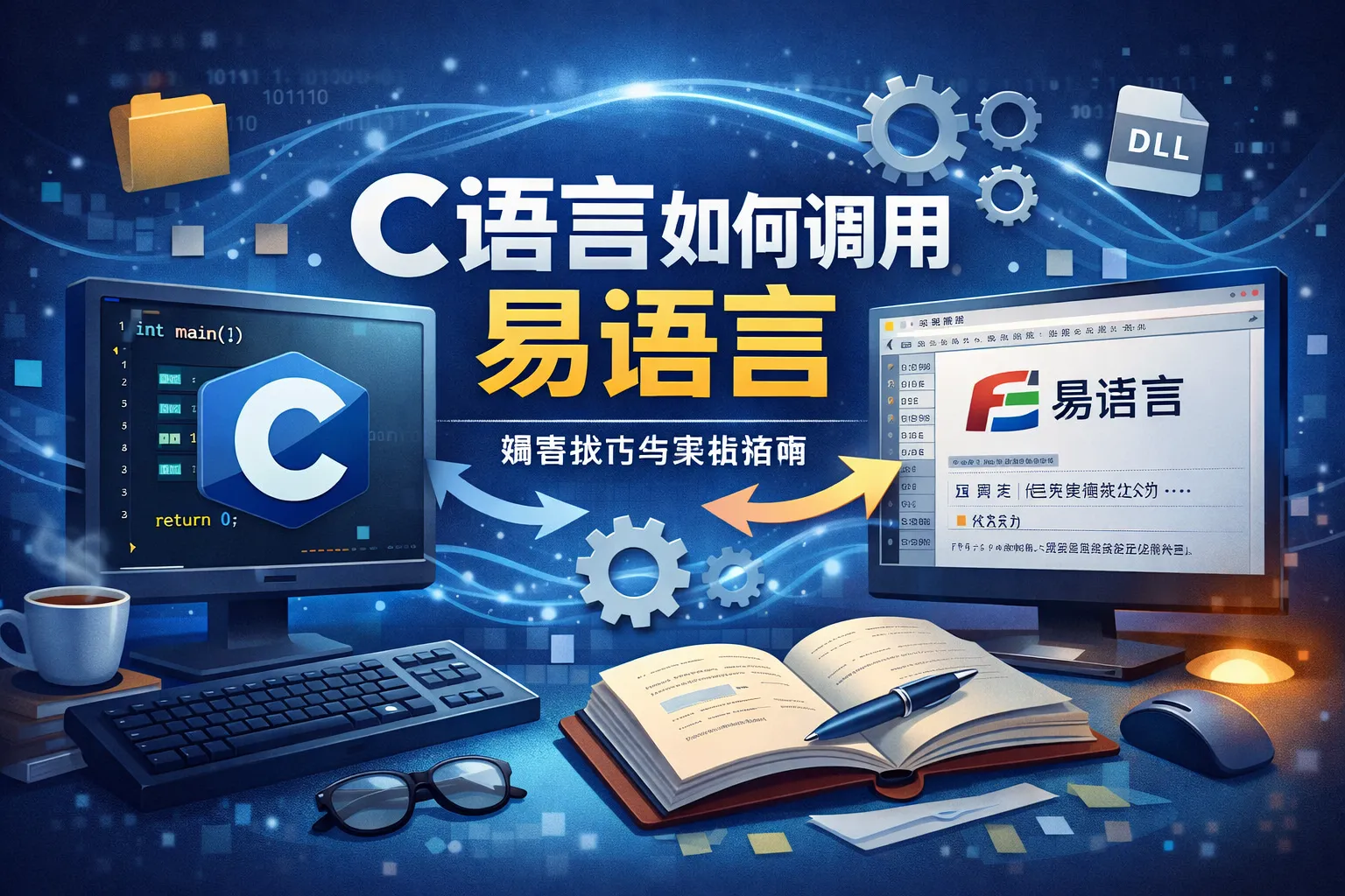 c 如何调用易语言