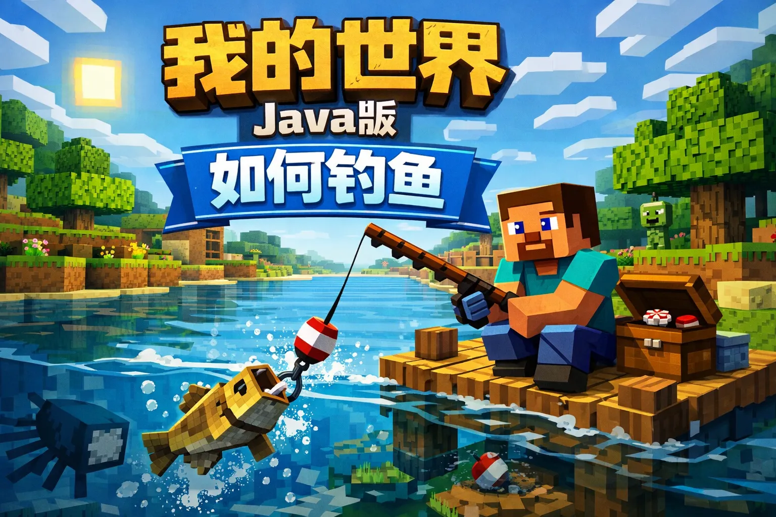 我的世界java版如何钓鱼