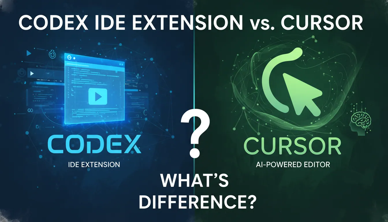 Codex IDE 扩展 和 Cursor 有什么区别