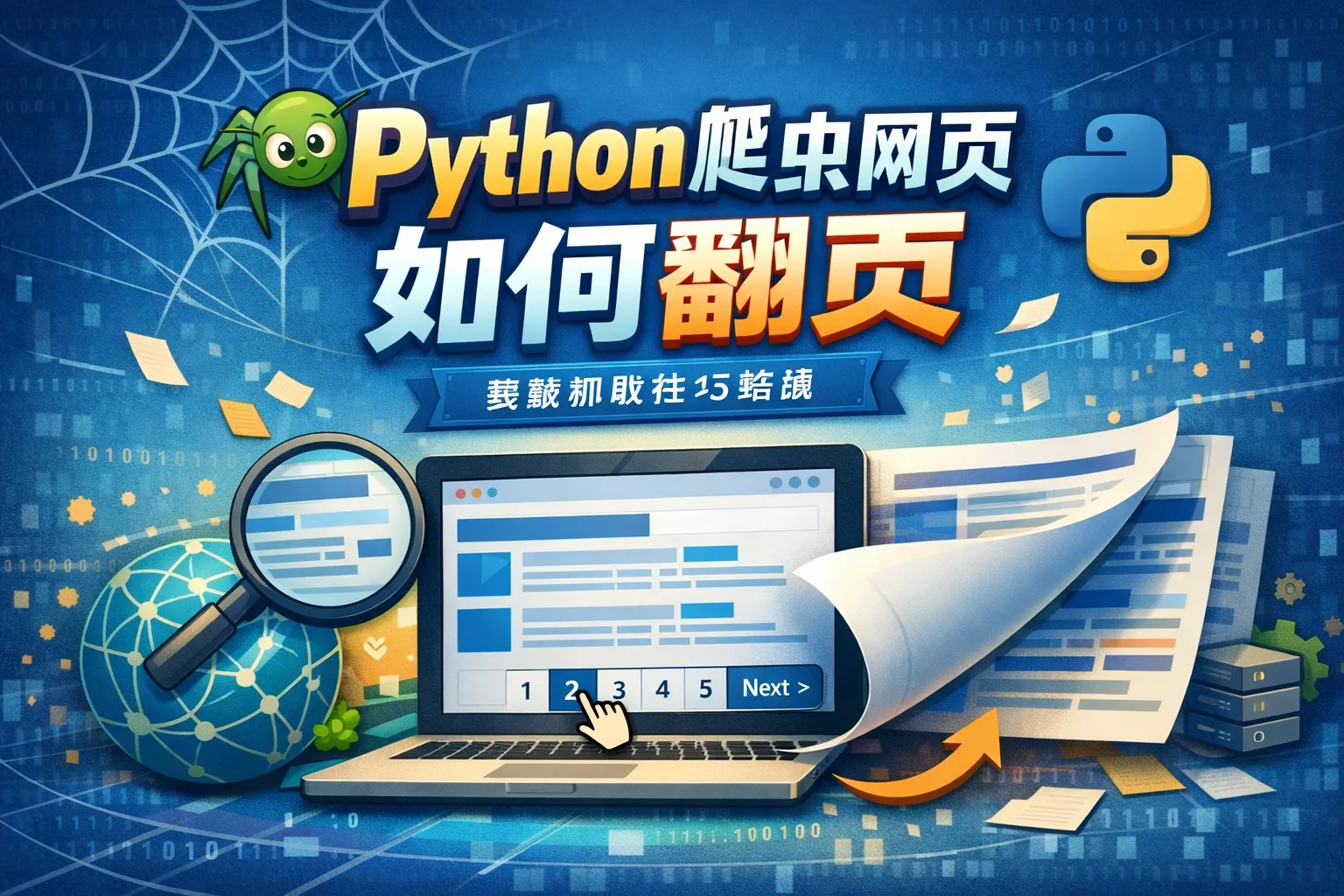 python爬虫网页如何翻页