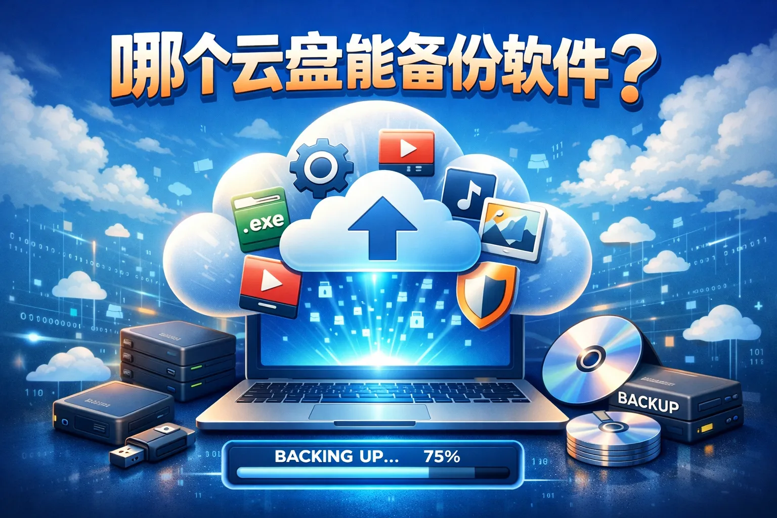 哪个云盘能备份软件