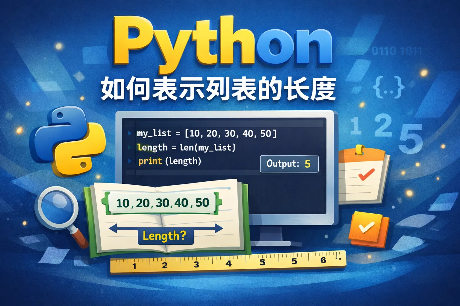 python如何表示列表的长度