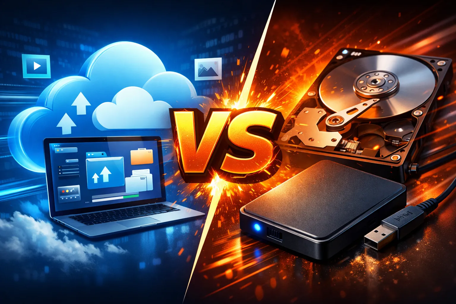 网盘和硬盘哪个快