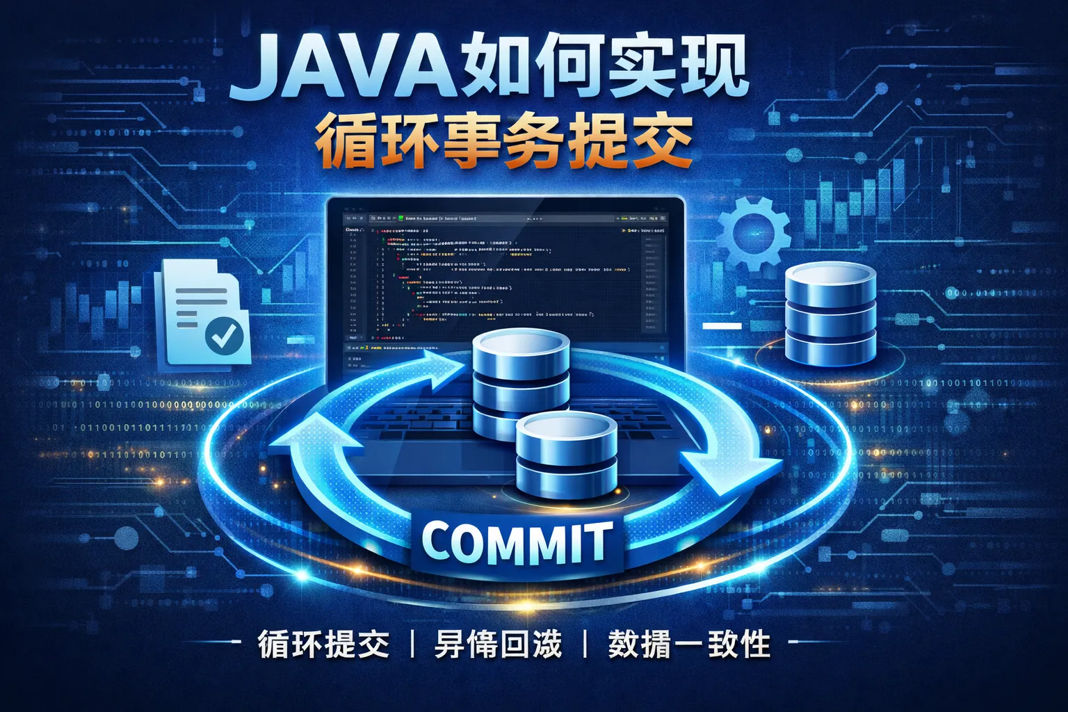JAVA如何实现循环事务提交