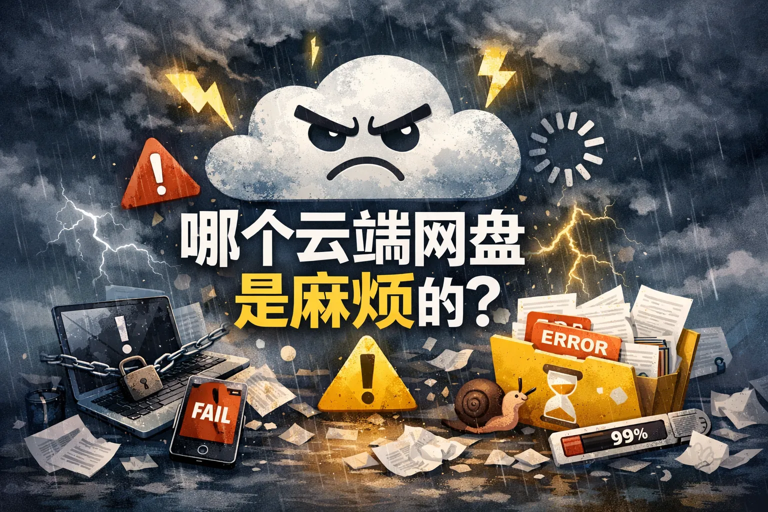 哪个云端网盘是麻烦的