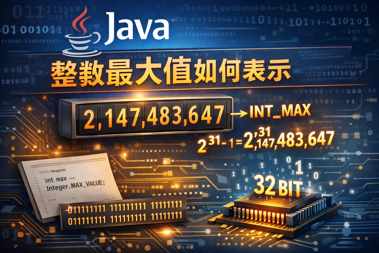 java 整数最大值如何表示