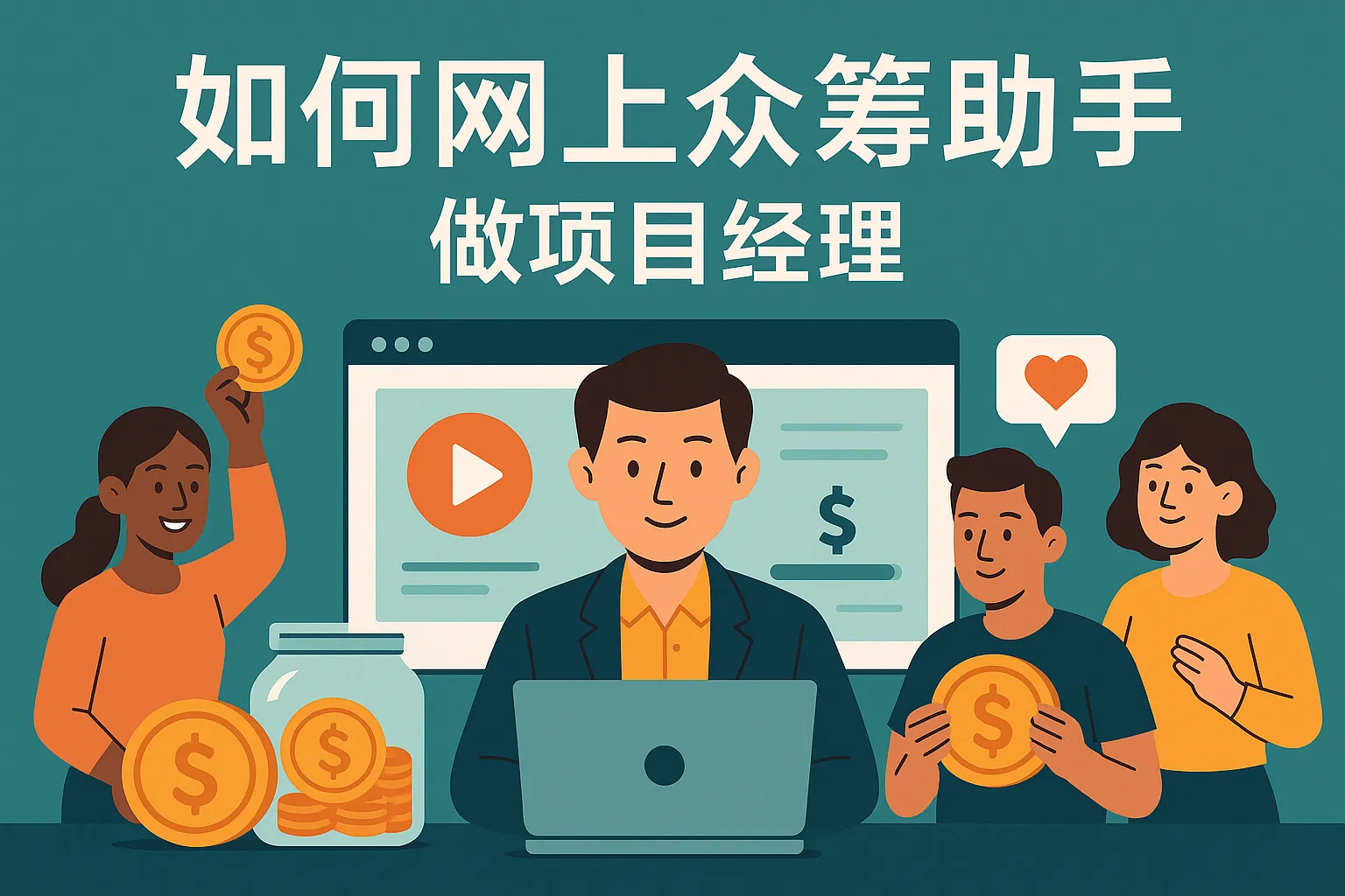 如何网上众筹做项目经理