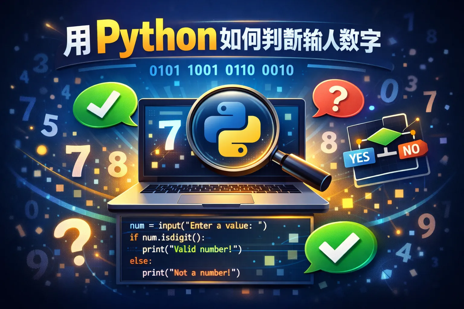 用python如何判断输入数字