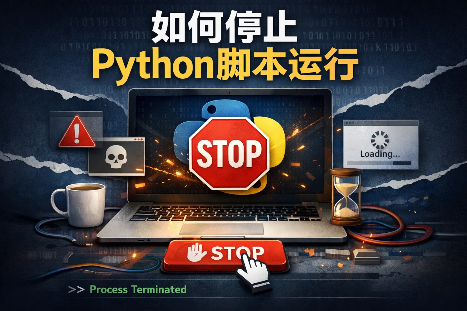 如何停止python脚本运行