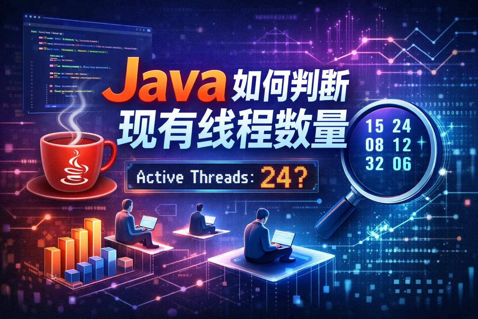 Java如何判断现有线程数量