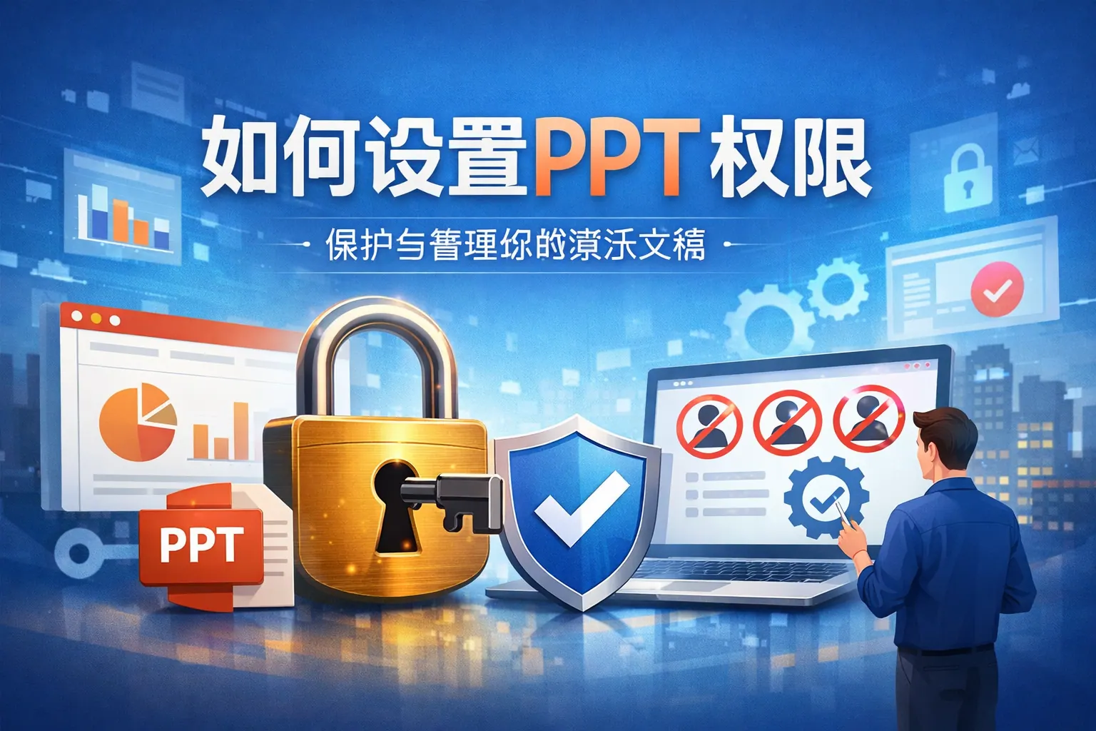 如何设置ppt权限