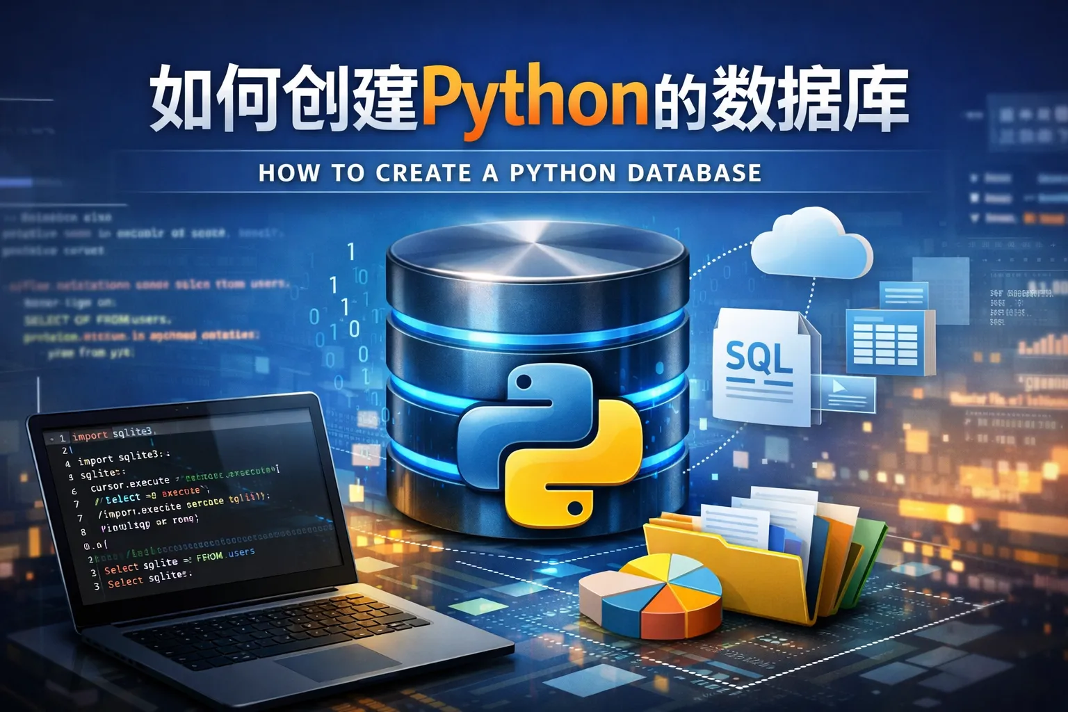 如何创建python的数据库