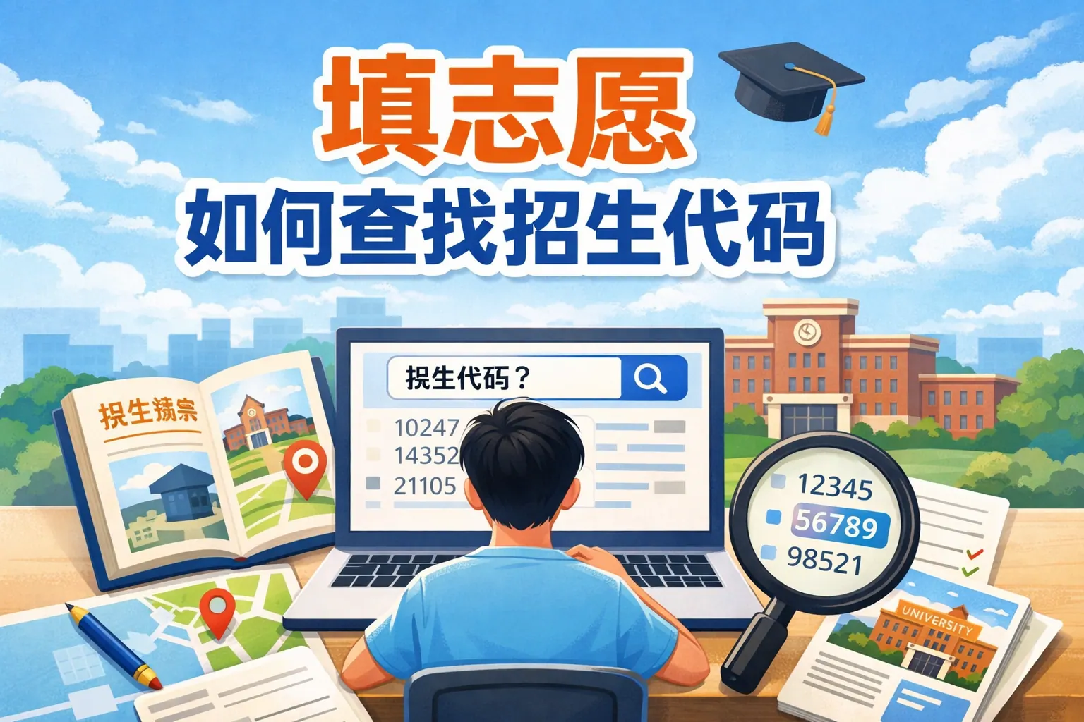 填志愿如何查找招生代码