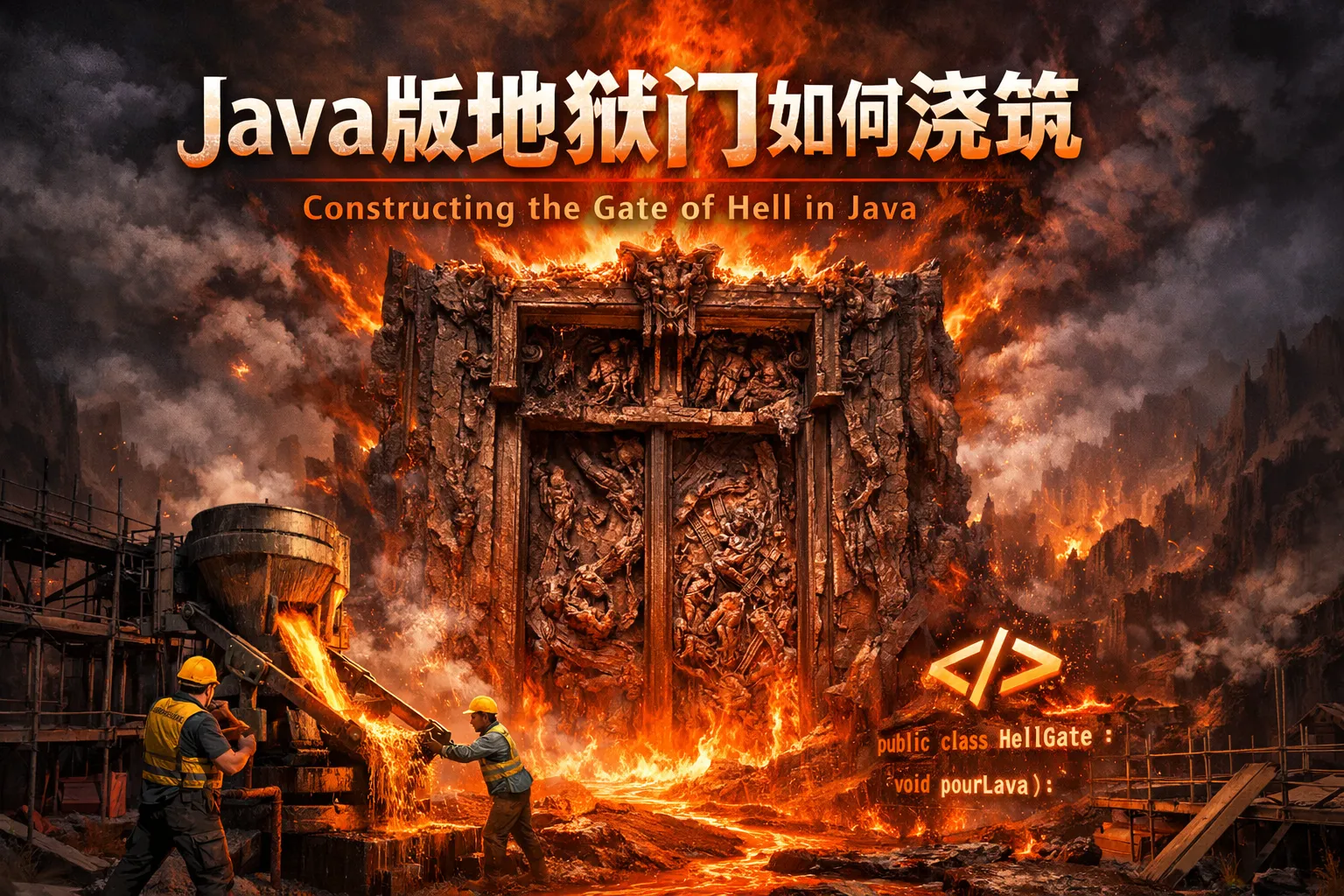java版地狱门如何浇筑
