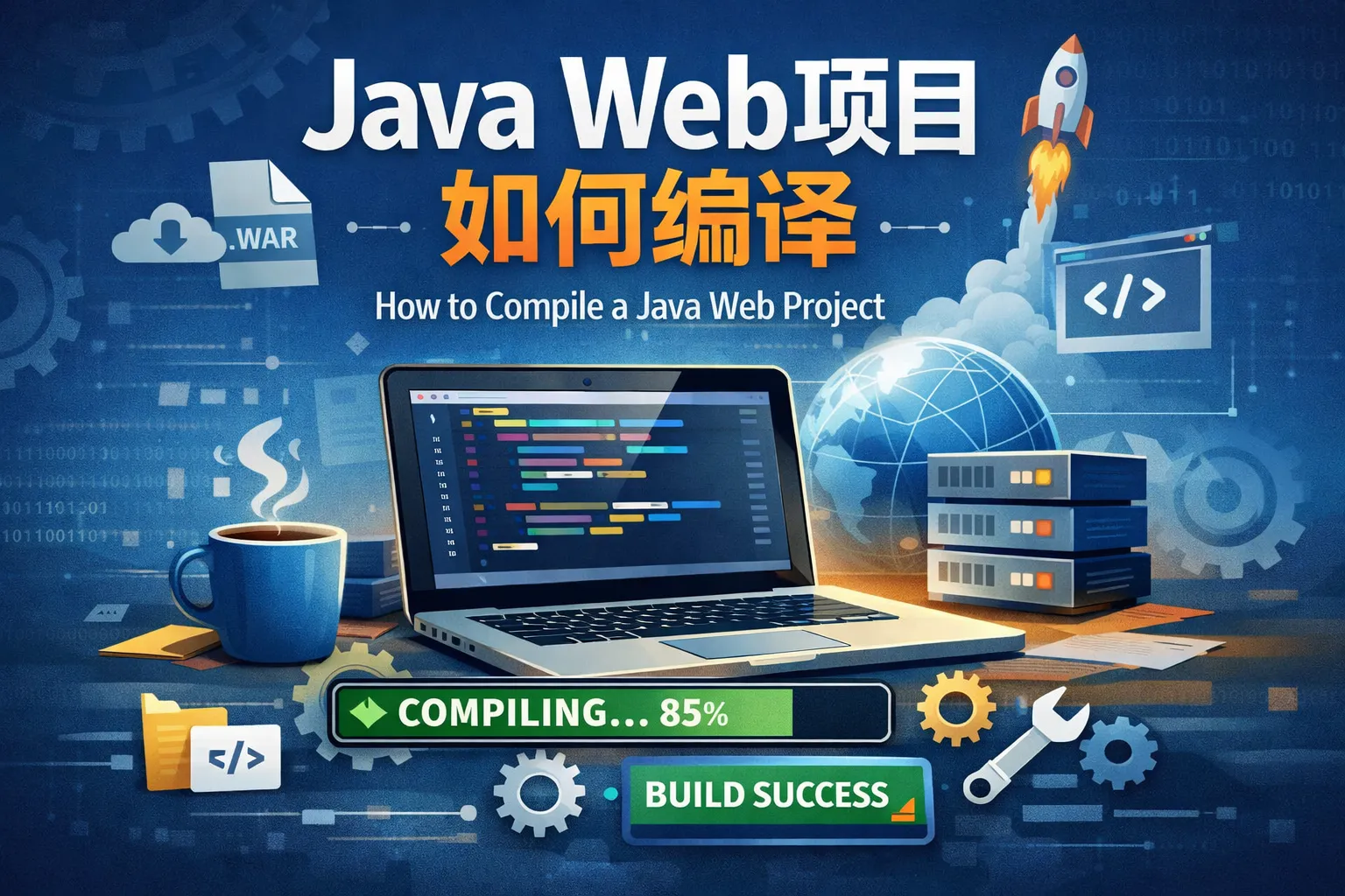 java web项目如何编译