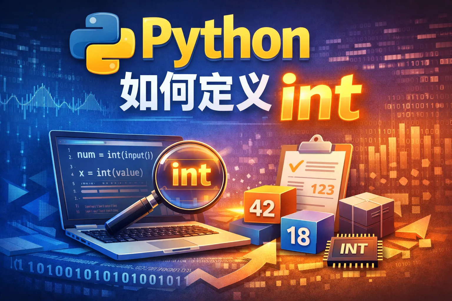 python如何定义int