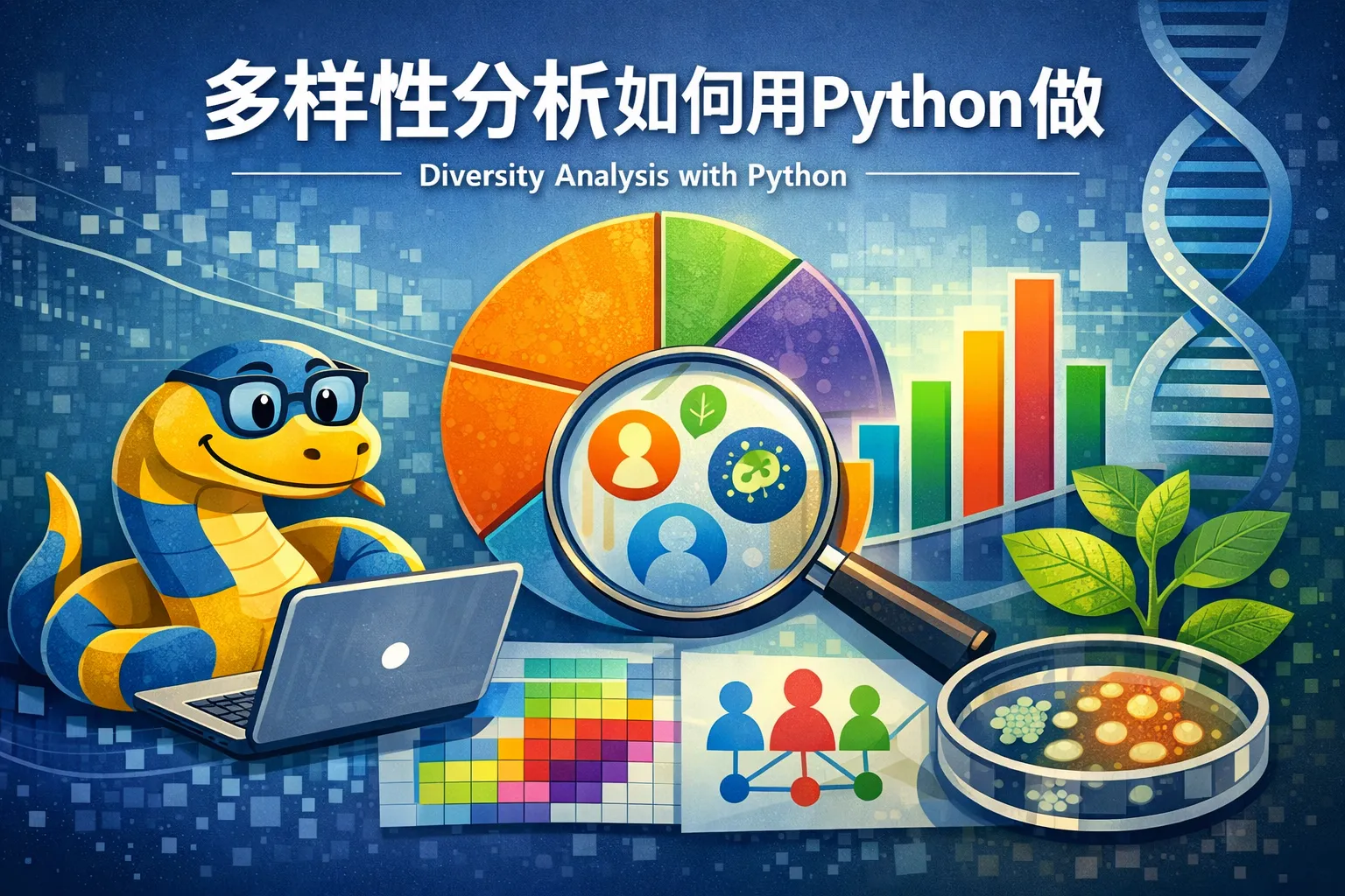 多样性分析如何用python做