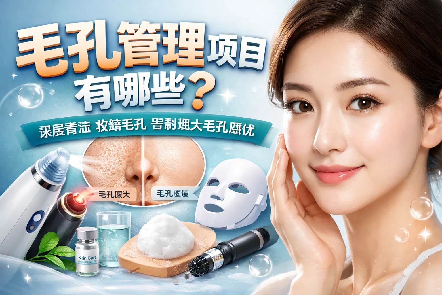 毛孔管理项目有哪些