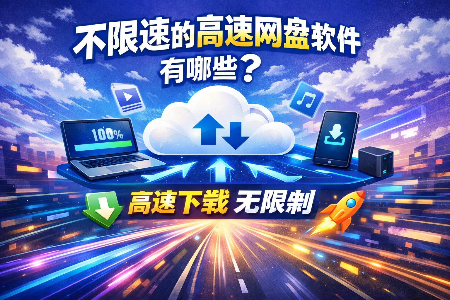 不限速的高速网盘软件有哪些