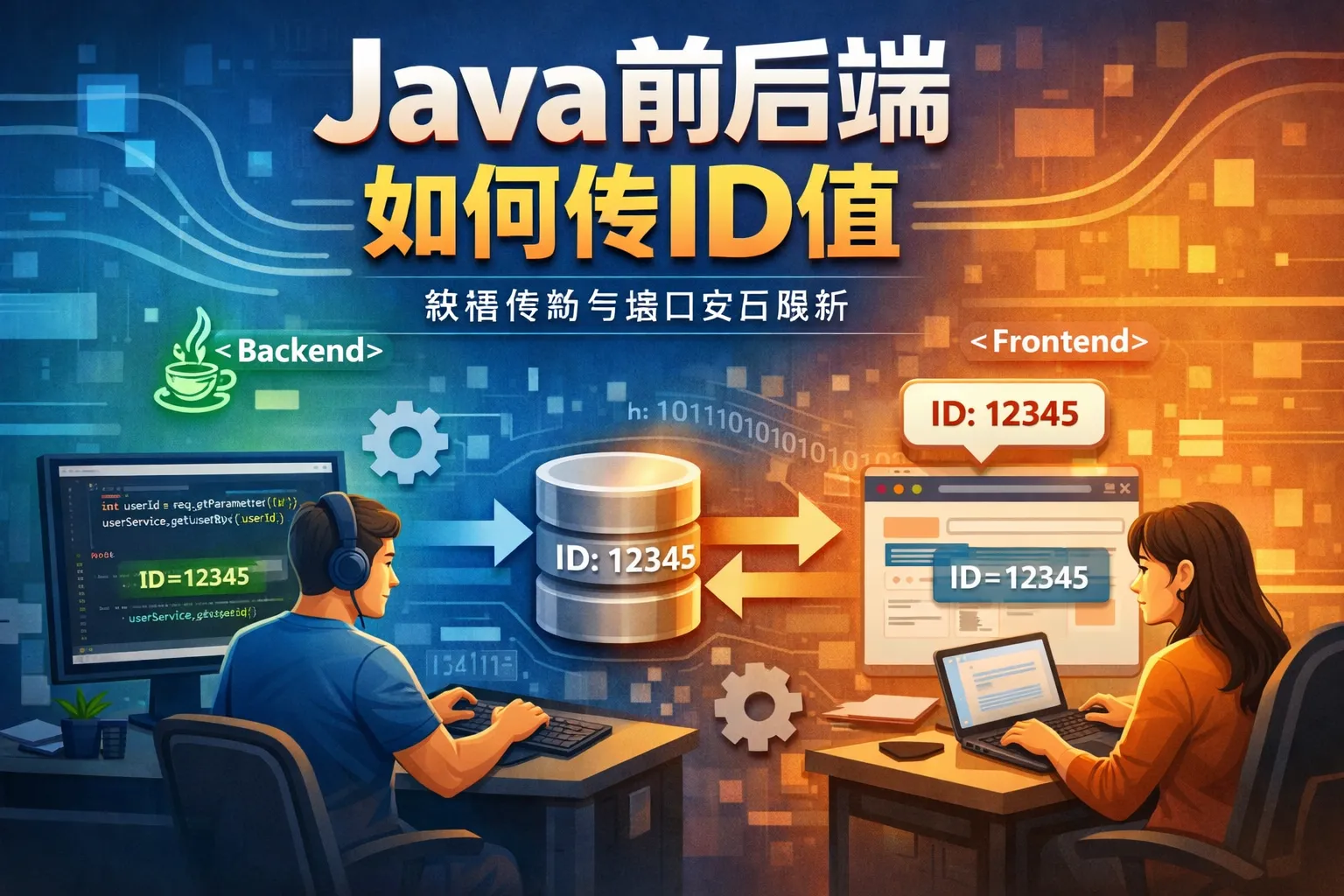 java前后端如何传id值