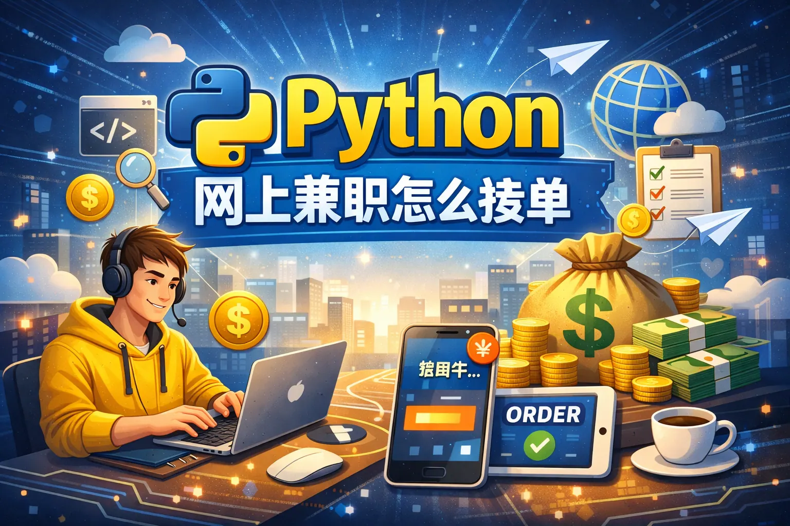 python网上兼职怎么接单