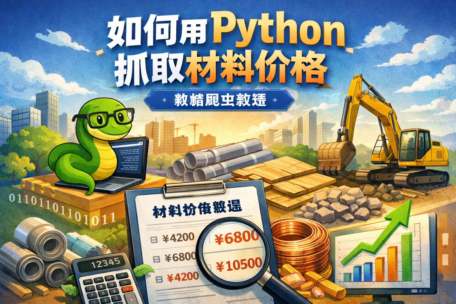 如何用python抓取材料价格