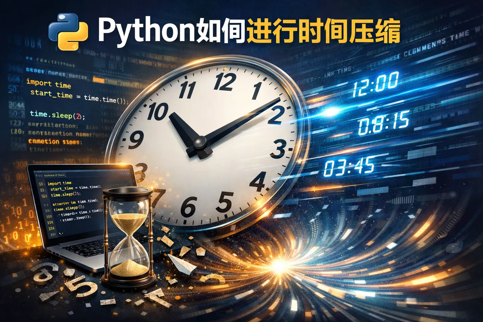 python如何进行时间压缩