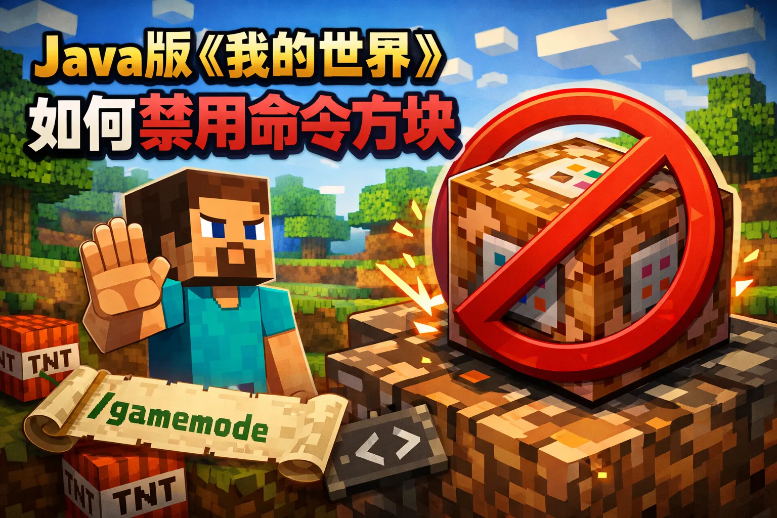 java版我的世界如何禁用命令方块