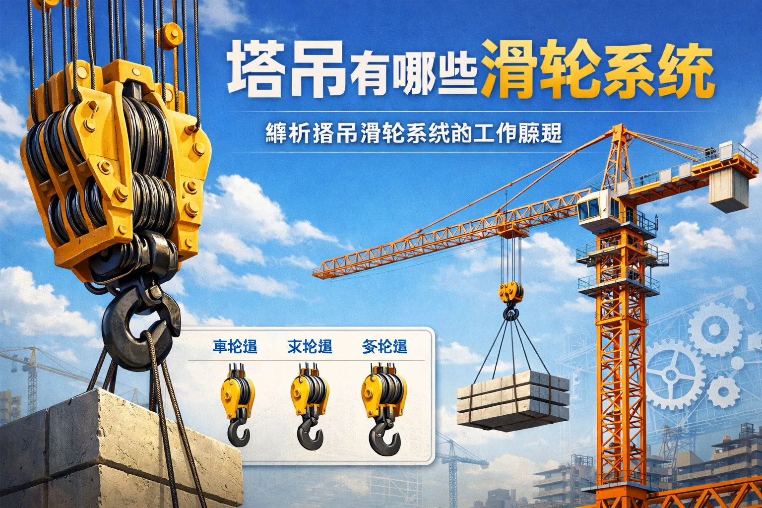 塔吊有哪些滑轮系统