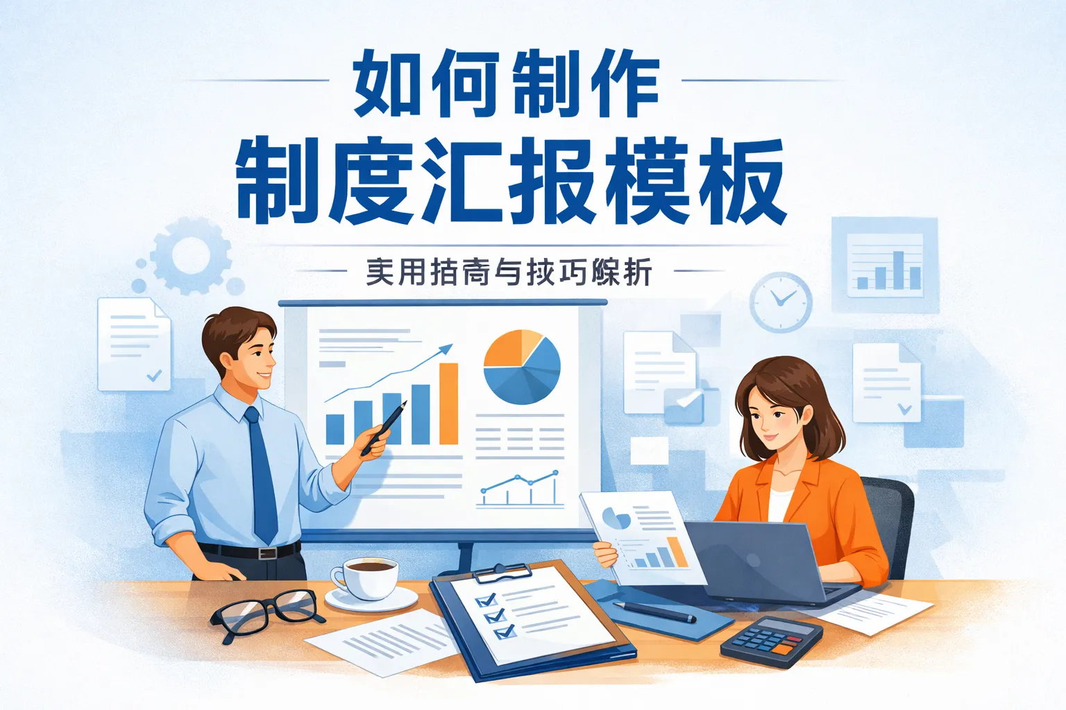 如何制作制度汇报模板