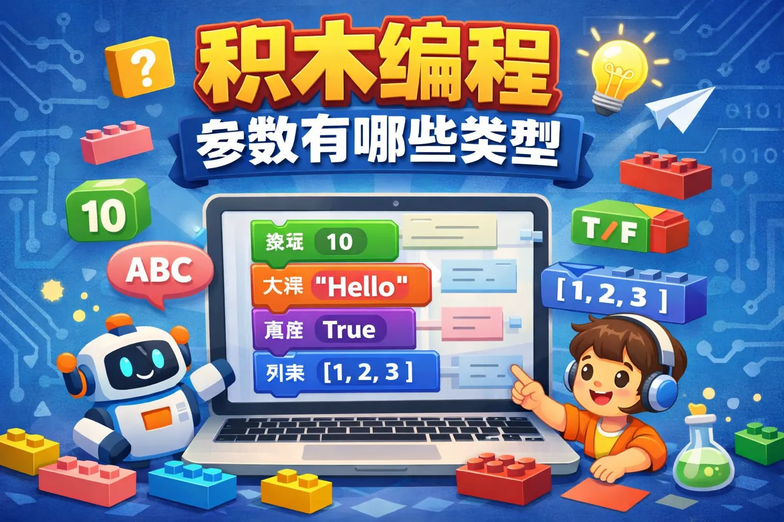 积木编程参数有哪些类型