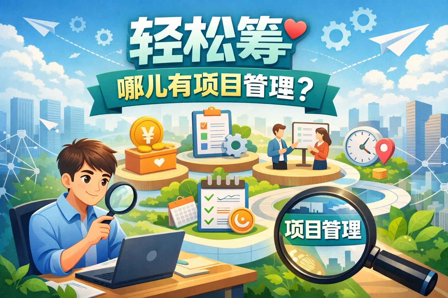 轻松筹哪里有项目管理