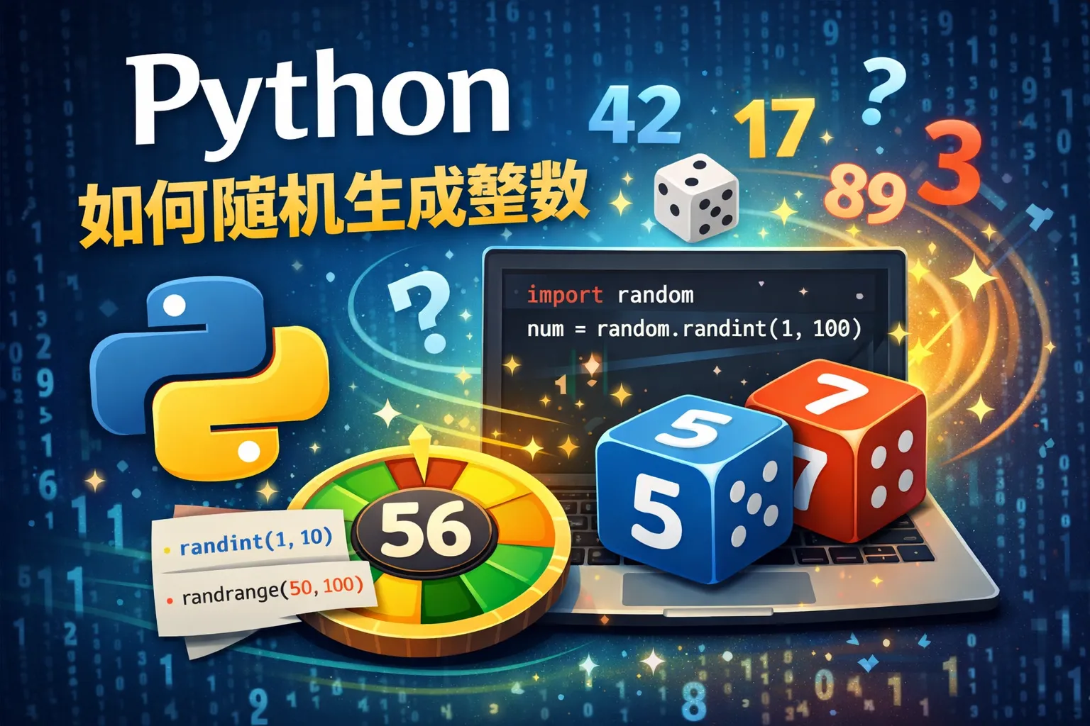 python如何随机生成整数