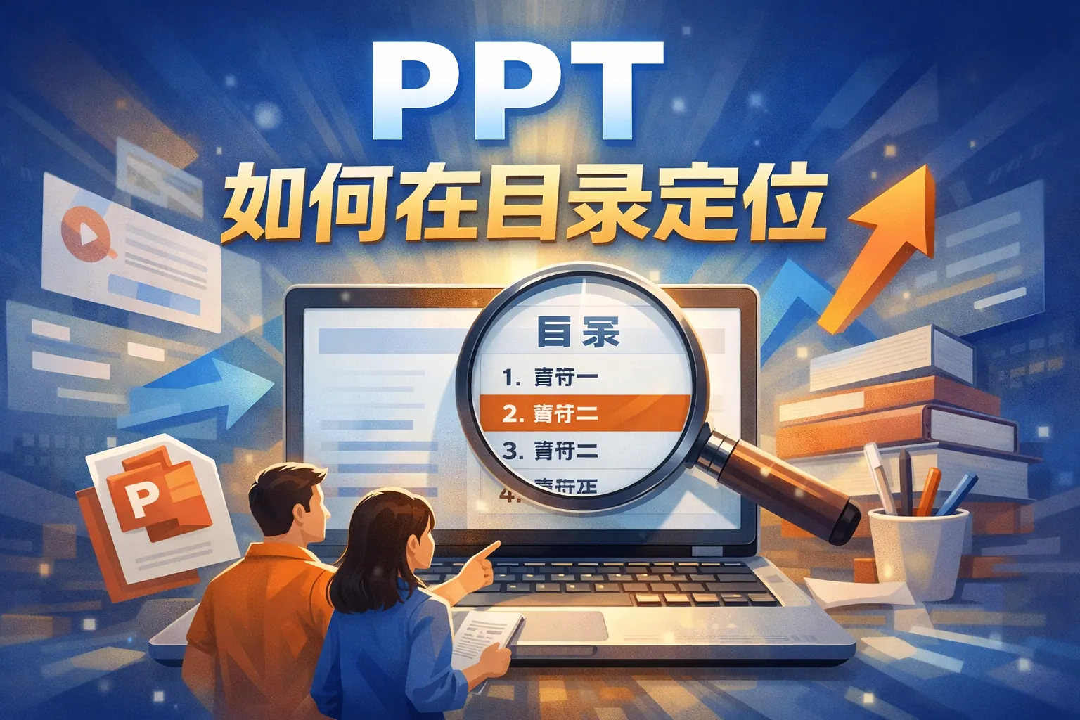 ppt如何在目录定位