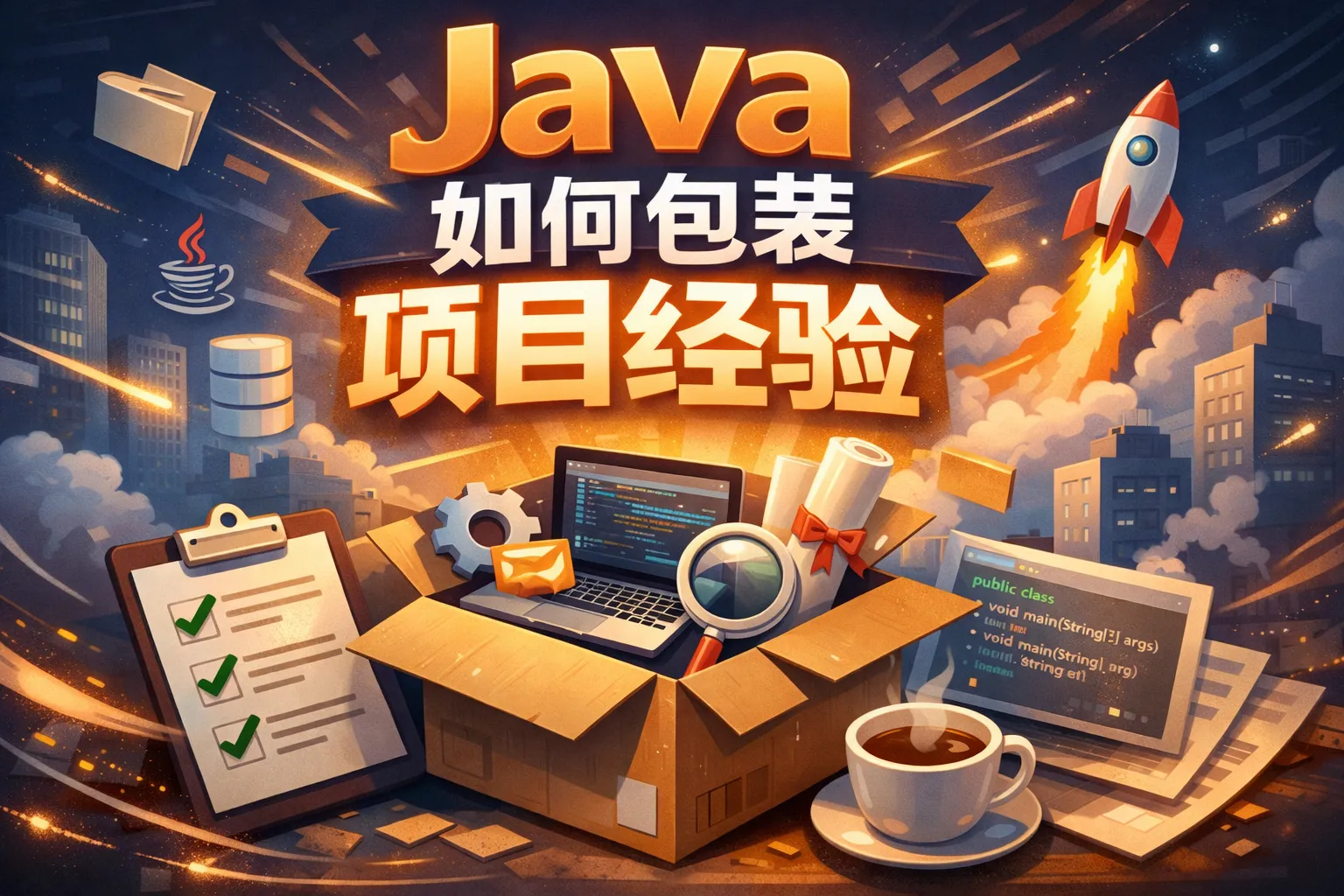 java 如何包装项目经验