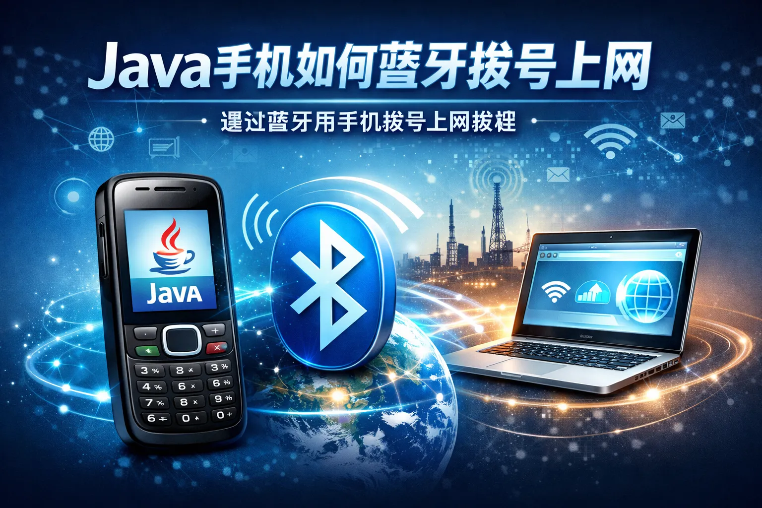 java手机如何蓝牙拨号上网