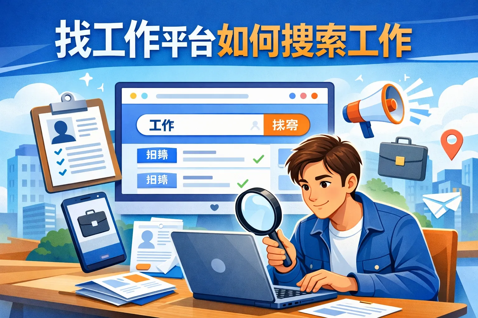 找工作平台如何搜索工作
