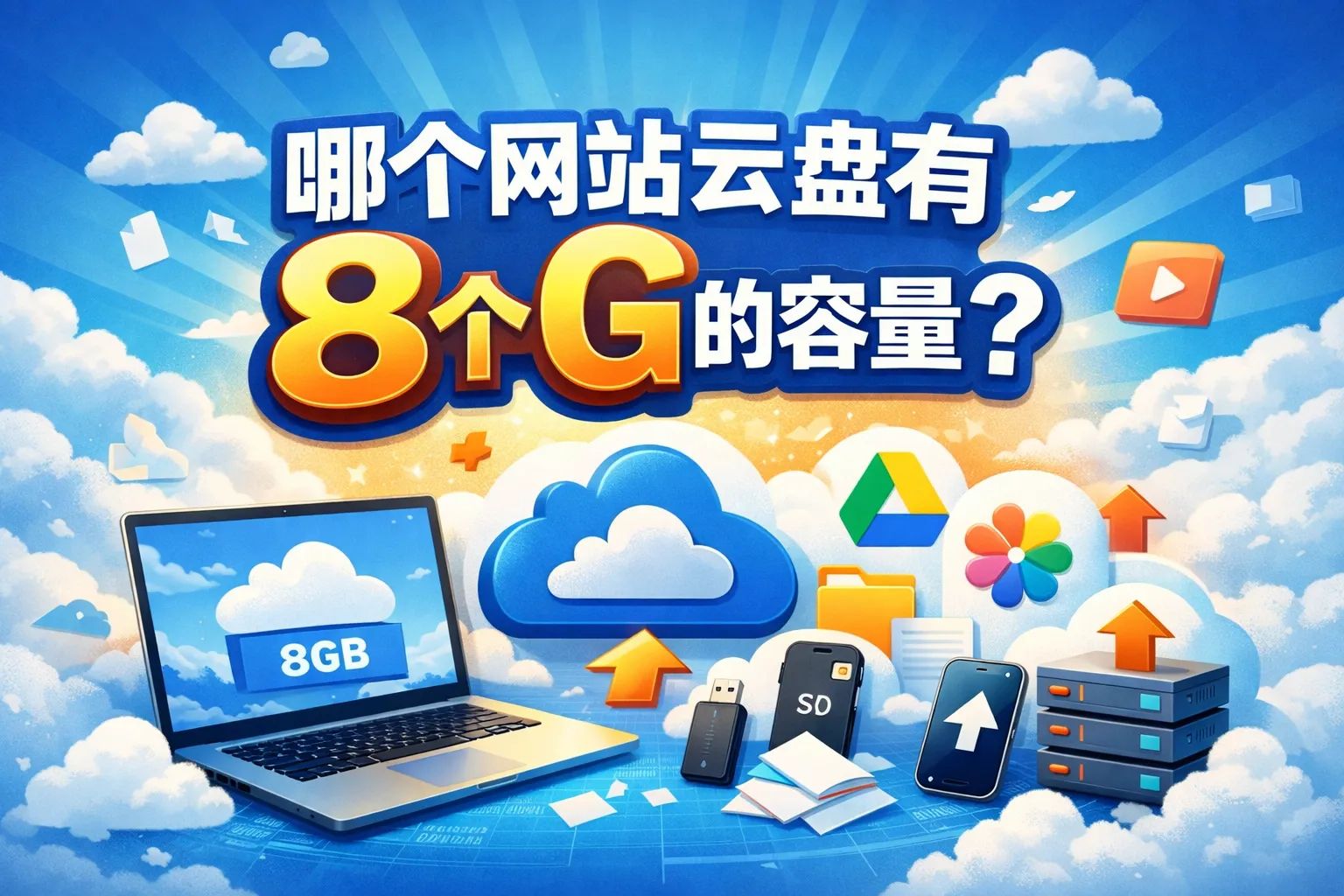 哪个网站云盘有8个g的容量