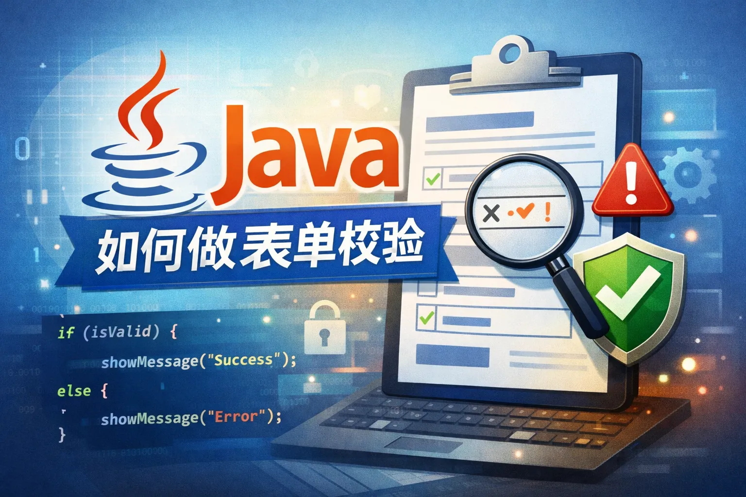 java如何做表单校验